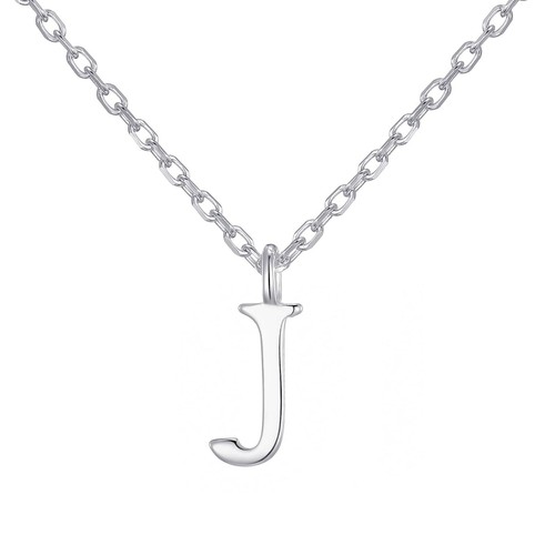 Collana iniziale argento - in,