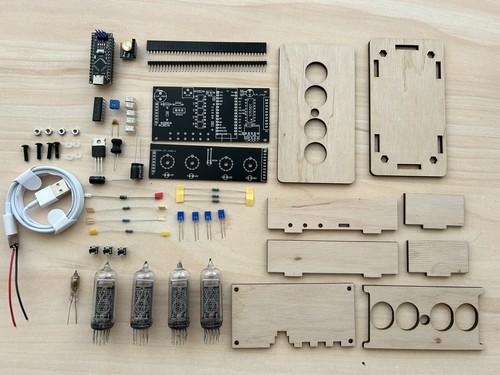 Kit completo orologio nixie - kit,