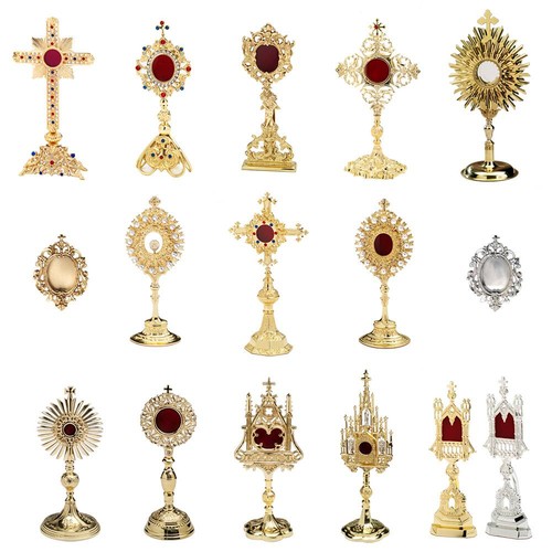 Reliquiario placcato oro