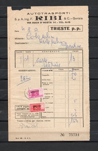 Amg ftt trieste - a, bollettino