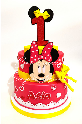 Torta scenografica minnie