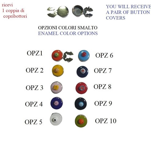 Copribottoni argentati - copribottoni,