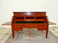 Scrivania a rullo in mogano