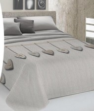 COPRILETTO ESTIVO CUORI BEIGE