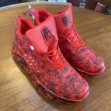 Scarpe hip-hop uomo moda rosse