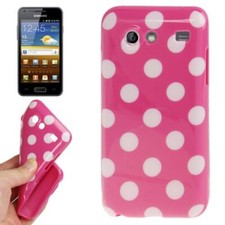 Custodia TPU guscio case punti per cellulare Samsung Galaxy S Advance i9070 nuova