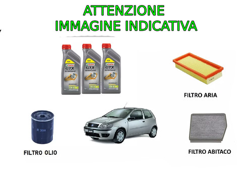 Kit tagliando filtri olio - 3, lt
