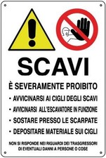 CARTELLO POLIONDA 60X40 SCAVI