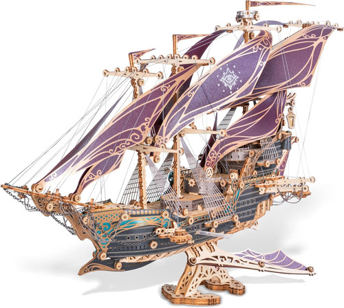 Puzzle legno modello - puzzle, 3d
