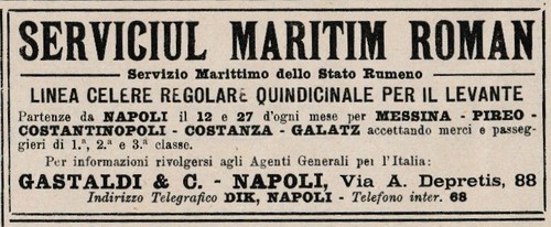 Pubbl 1920 serviciul maritim - 1920,