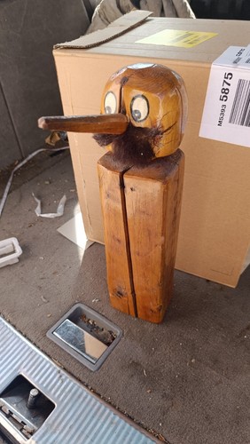 Burattino ceppo legno - ,