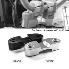 Morsetto supporto manubrio CNC rialzo barra moto per Ducati Scrambler 400 1100 800