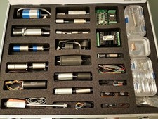 Valigetta dimostrativa show case micro motori di precisione Faulhaber