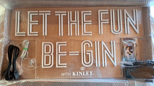 Insegna luminosa bar kinley - bar,