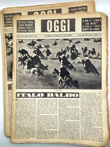Oggi lotto riviste 1940 wwii - 4,
