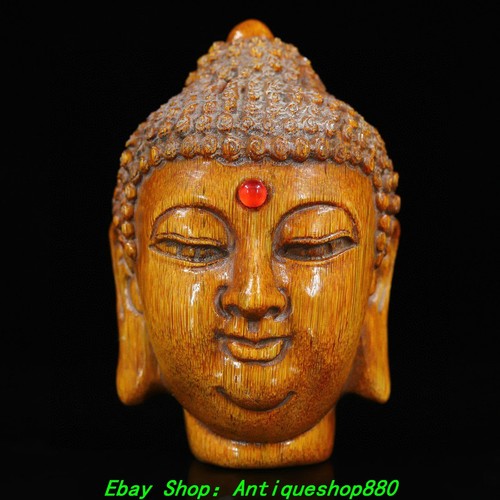 Statua testa buddha - testa,