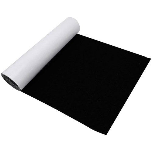 Feltro adesivo nero 40x220cm