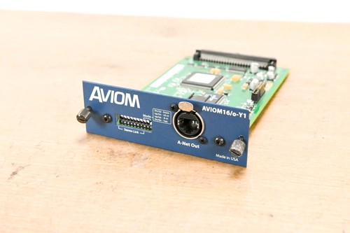 Scheda net aviom - a-net, 16/o-y1
