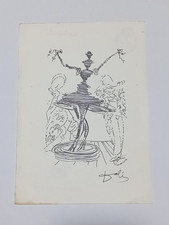 SALVADOR DALI Drawing on paper