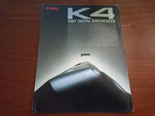 KAWAI K4 RARA VINTAGE BROCHURE CATALOGO 1989 - DA COLLEZIONE