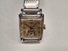 Ebel orologio donna vintage quadrato cal 88 meccanico carica mauale 23 mm