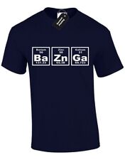 MAGLIETTA UOMO BAZINGA TAVOLA PERIODICA BIG BANG THEORY SHELDON THE FLASH GEEK TOP