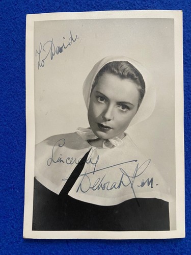 Deborah kerr actress - deborah, signed