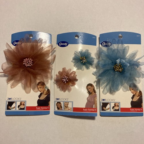 Goody flower ponytailers - 4”,
