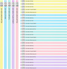 30 Pezzi Matite Motivazionali