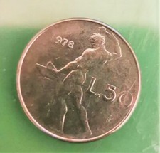 50 Lire 1978 Senza 1 - Rara - Repubblica Italiana