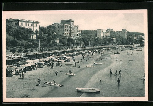 Cartolina anzio ville vaselli - cartolina,