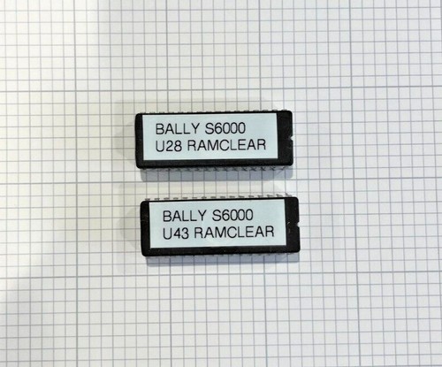 Bally slot s6000 - ram, chip