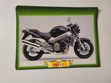 carte Fiche Moto Passion honda