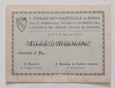 I CONGRESSO NAZIONALE ROMA