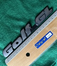 VOLKSWAGEN VW  GOLF GL 16,5cm LOGO EMBLEMA FREGIO STEMMA SCRITTA TARGA BADGE