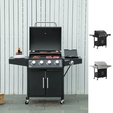 Outsunny 4+1 Burner Gas Grill
