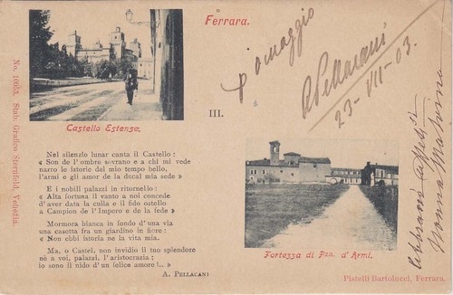 Cartoline ferrara castello - cartoline,