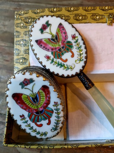 Specchietto vintage arte - specchietto,