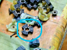 VORWERK BIMBY GIUNTO MOTORE completo di calottina acciaio TM21 originale usato