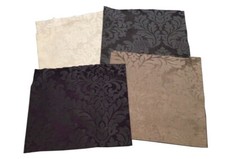 FORESTI 4PZ tessuto RIBBON scampolo scampoli VELLUTO viscosa OPERATO damascato