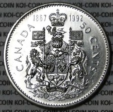 BU UNC Canada 1867-1992 50