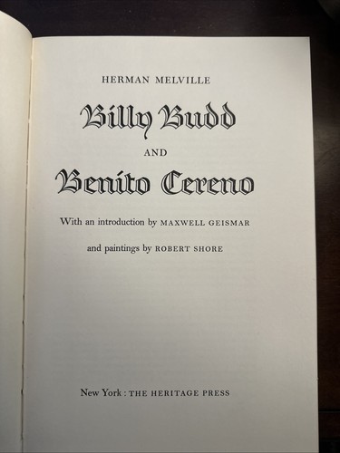 Herman melville billy budd - billy,