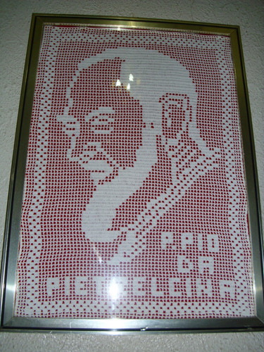 Padre pio uncinetto capolavoro - padre, pio,uncinetto,capolavoro