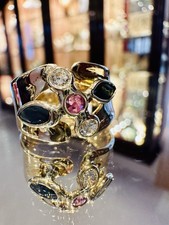 18K Yellow Gold Ring with