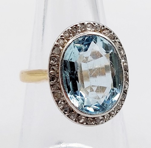Anello pompadour antico - , oro