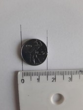 Rara Micro moneta 50 lire piccole diametro 15 mm - repubblica italiana anno 1993