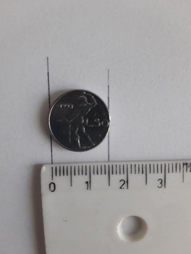 Rara micro moneta - micro, lire