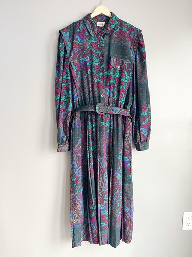 Abito vintage leslie fay midi - fay,