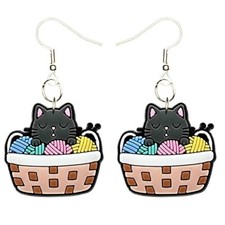 Orecchini Gatto Gattino Fatti