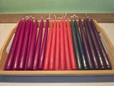 Candele coniche in cera d'api